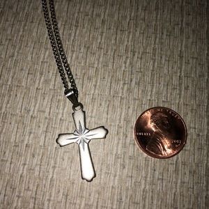 Sarah Coventry vintage Silver Cross necklace